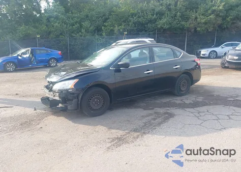 2014 Nissan Sentra Sv z USA, uszkodzony, nr VIN 3N1AB7AP0EY304206